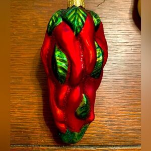 Chile renata ornament - blown glass